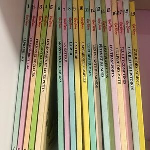 Vintage French Disney Educational Book Set – Complete